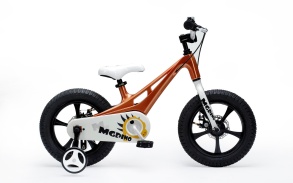 Велосипед Royal Baby MG Dino 14", Магниевый сплав, Золотой